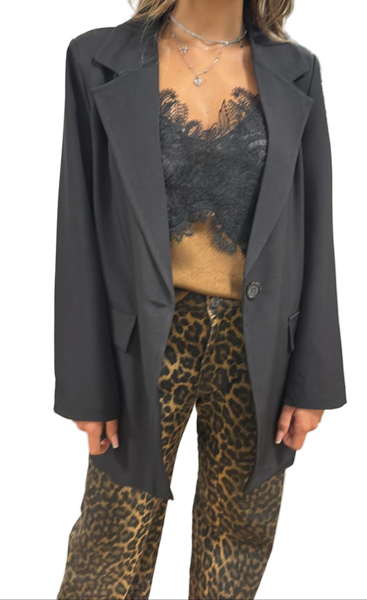 Giacca foderata model over