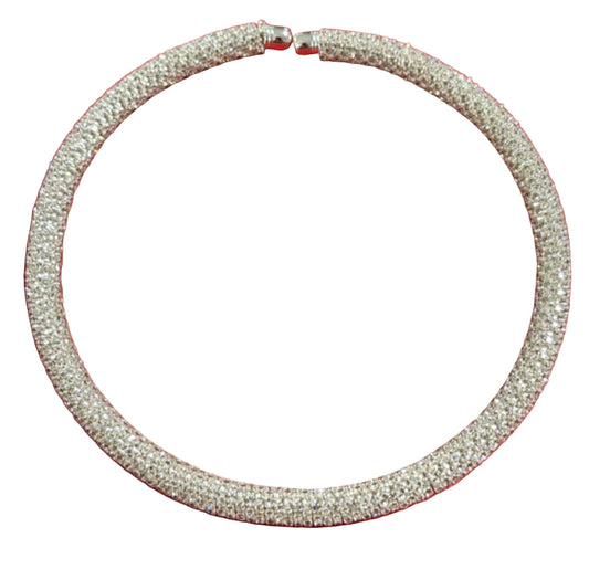 Collana girocollo Strass a molla