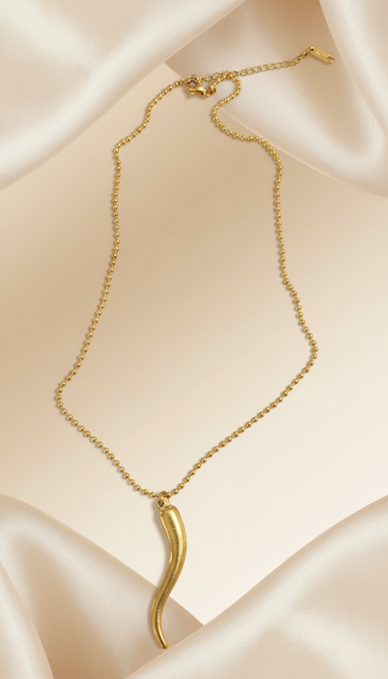 Collana con corno