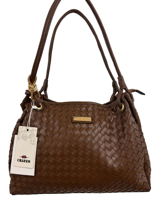 Bag Charro ecopelle lavorazione intreccio.