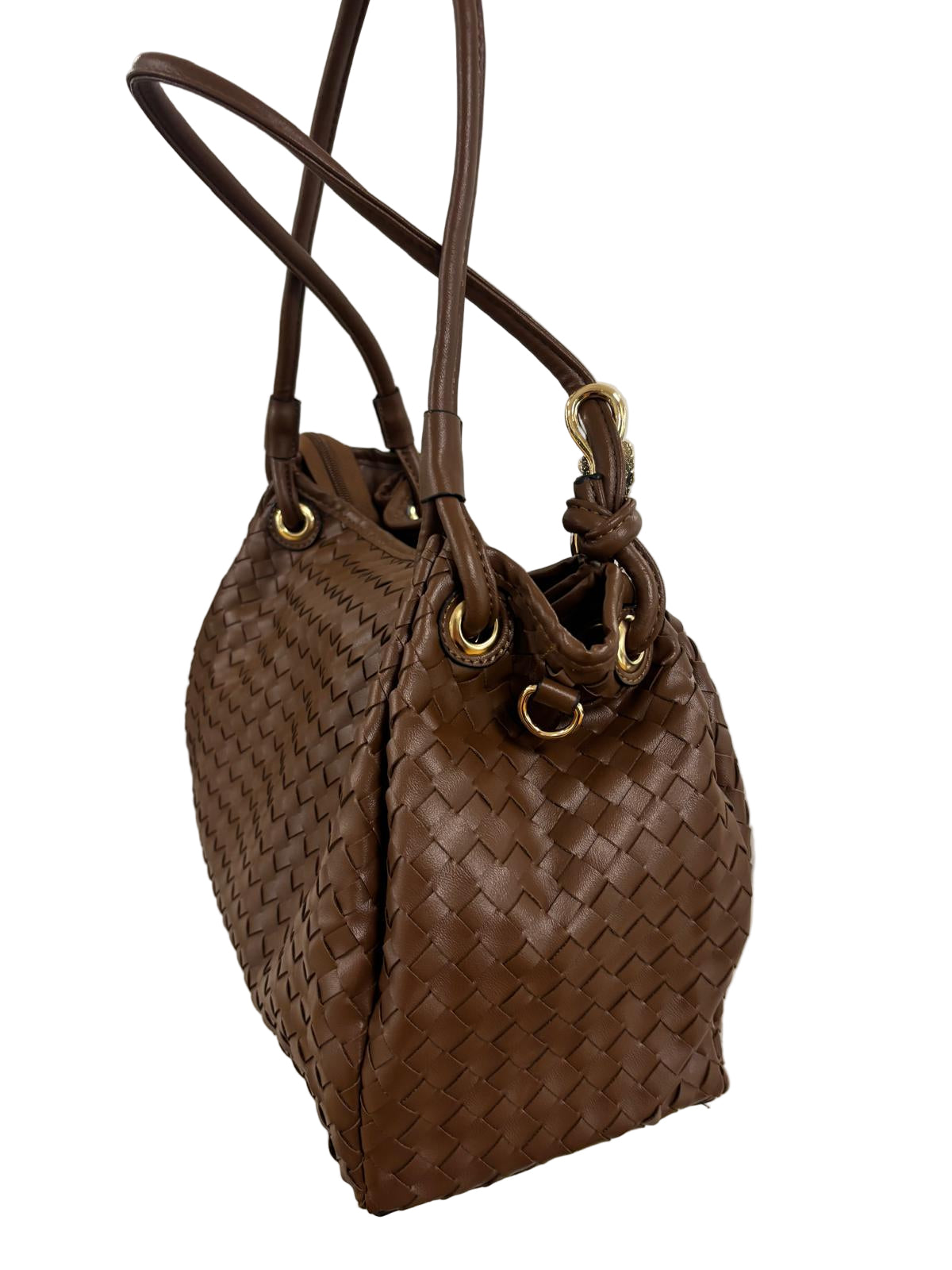 Bag Charro ecopelle lavorazione intreccio.