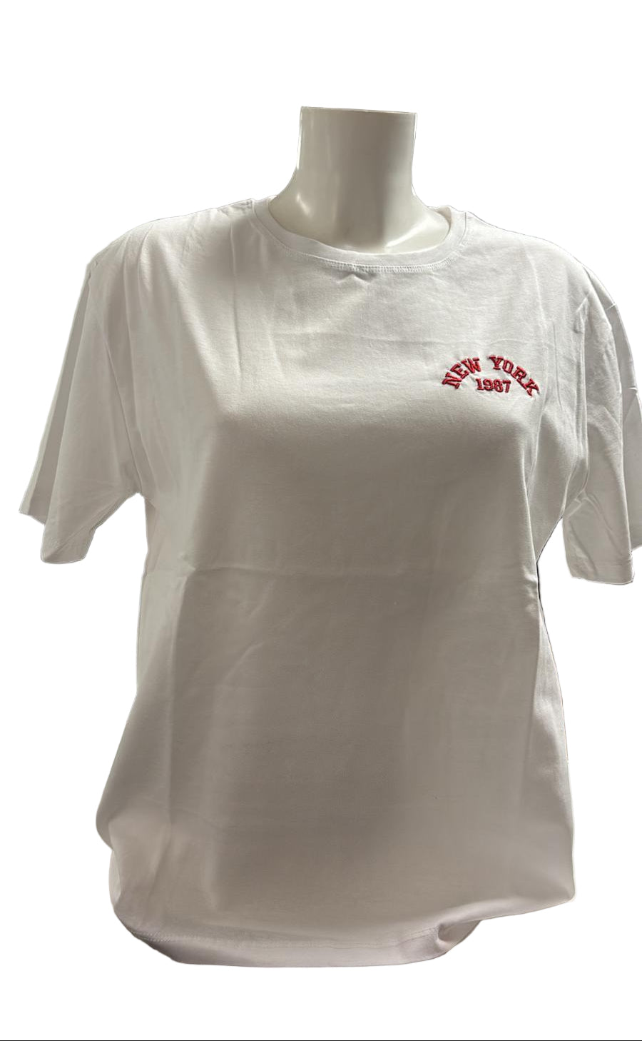 T-shirt puro cotone New York 1987