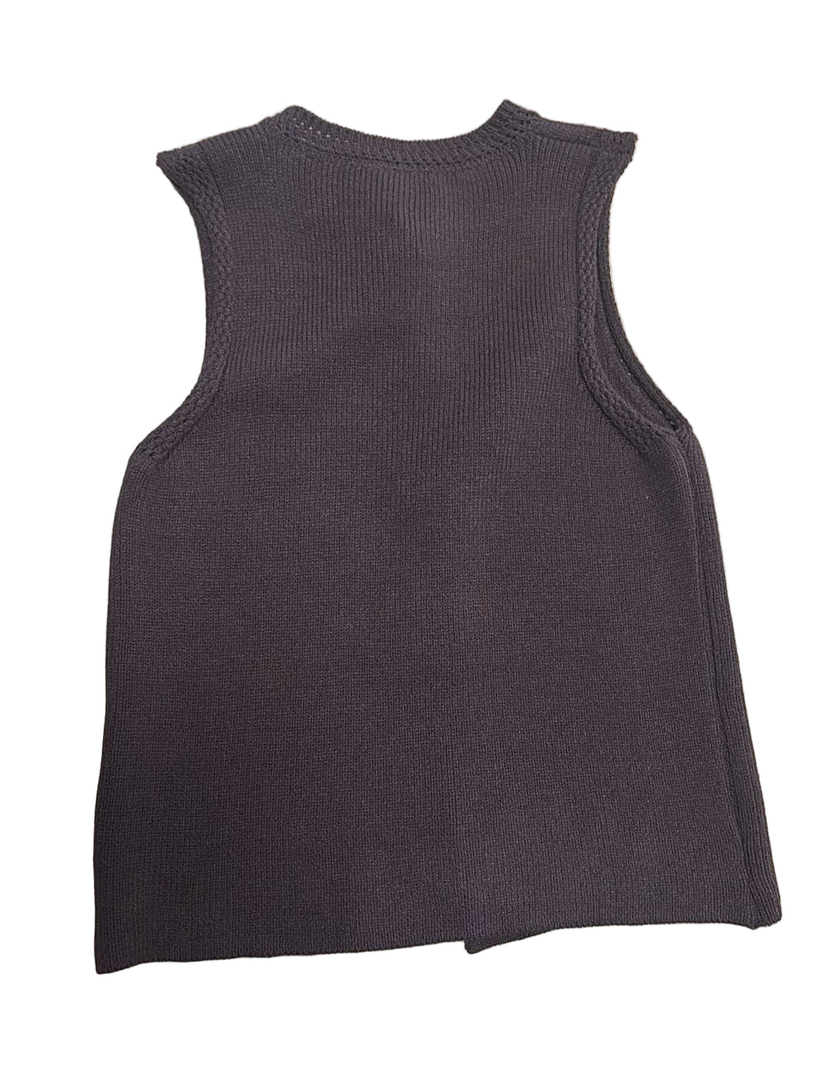 Gilet in maglia con spille a bottone