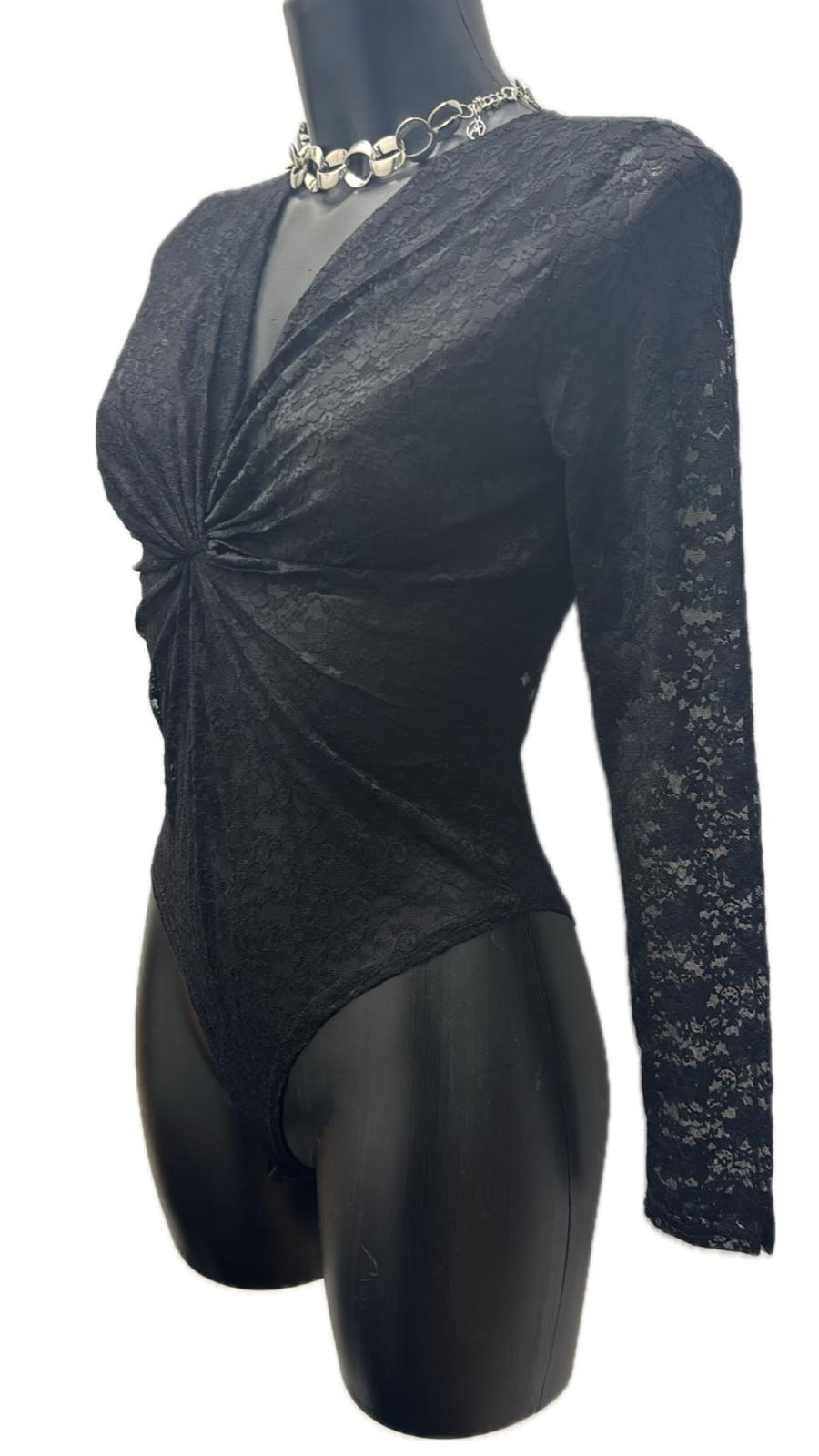 Body in pizzo elasticizzato