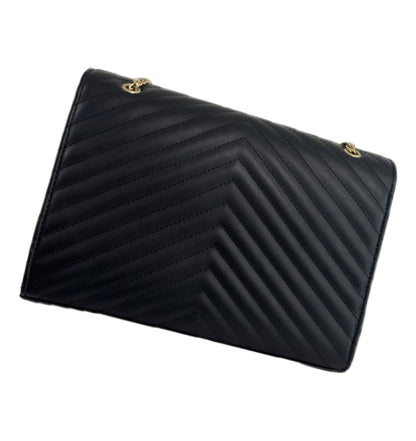 Bag eco pelle modello YSL nera