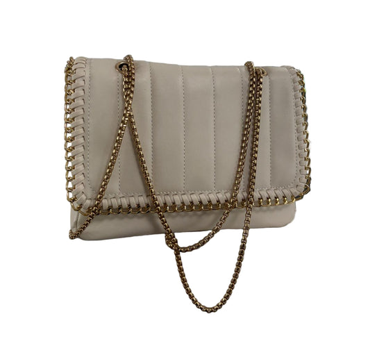 Bag con catena color burro