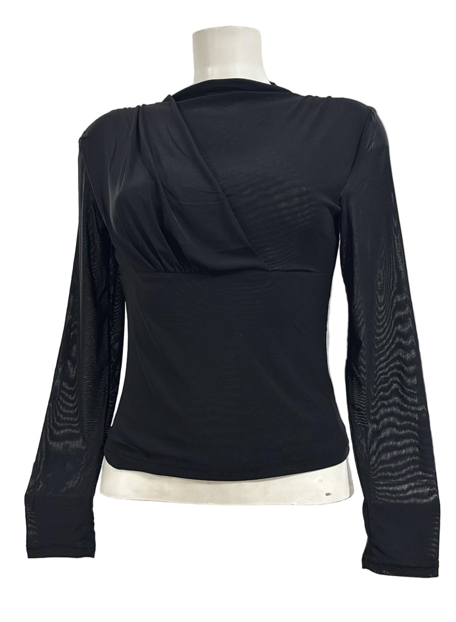 Maglia in tulle elasticizzata