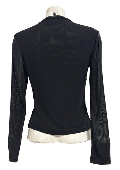 Maglia in tulle elasticizzata
