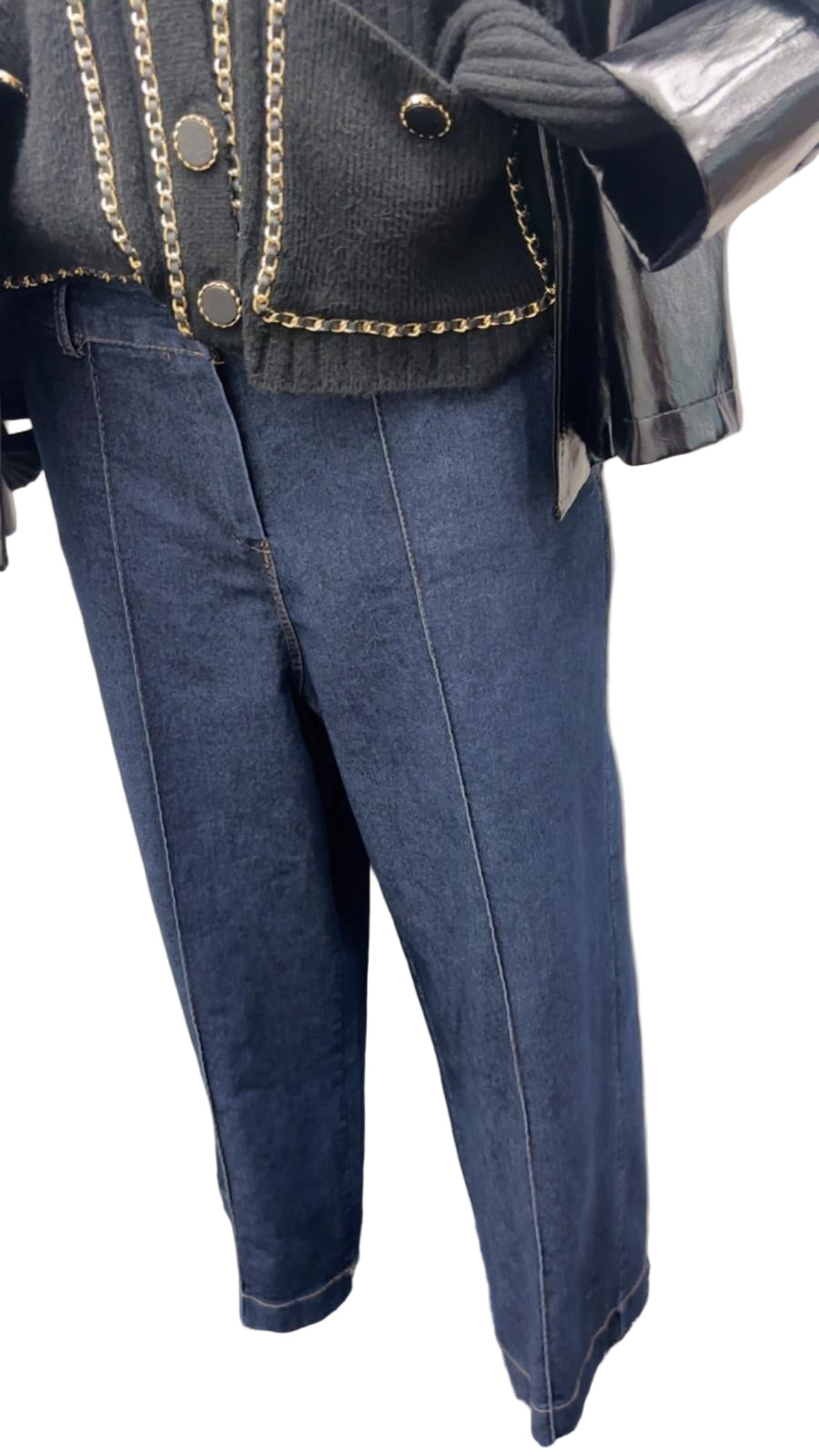 Jeans elasticizzati gamba dritta
