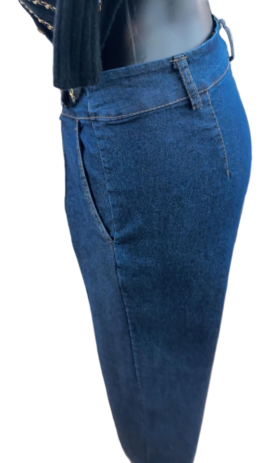 Jeans elasticizzati gamba dritta