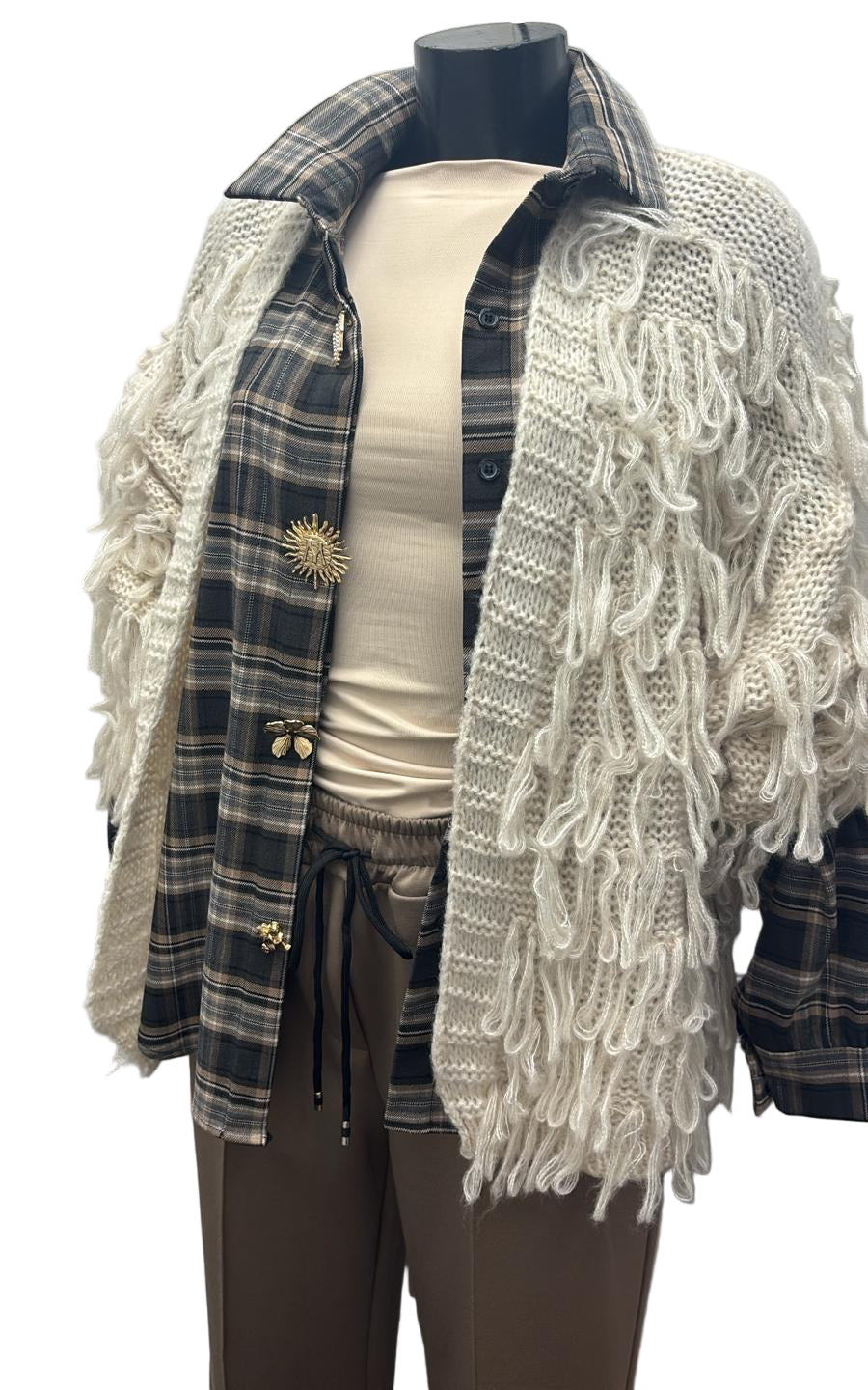 Cardigan bouclé