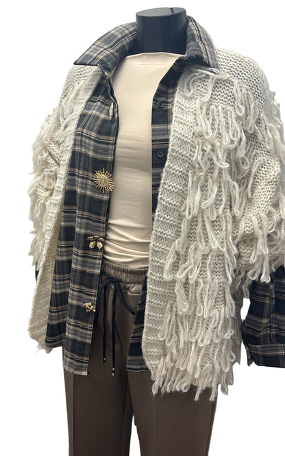 Cardigan bouclé