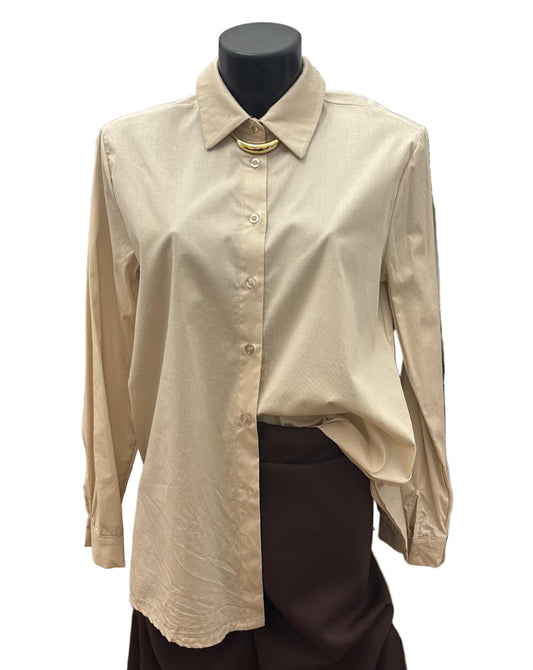 Camicia in cotone maniche lunghe