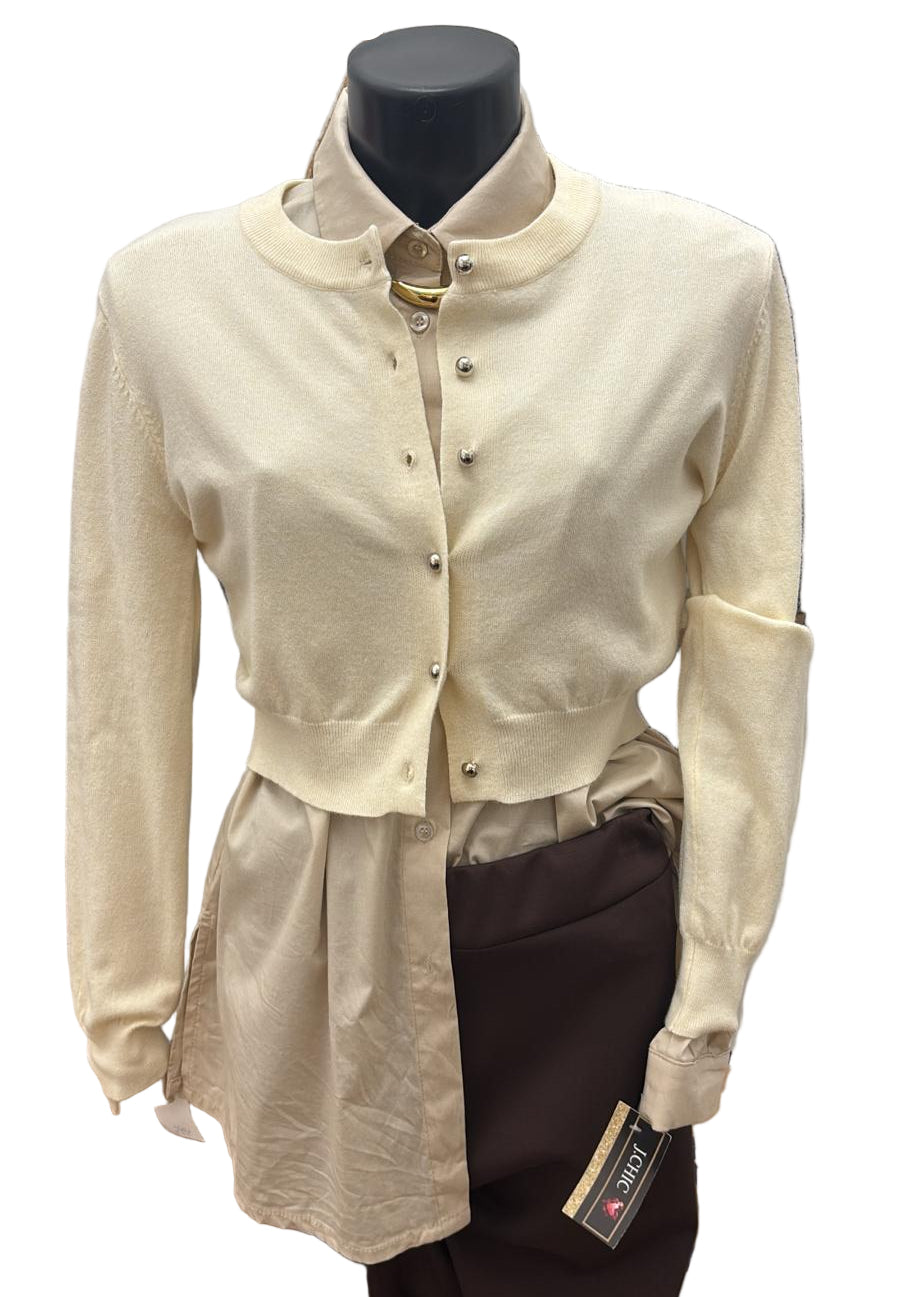 Camicia in cotone maniche lunghe