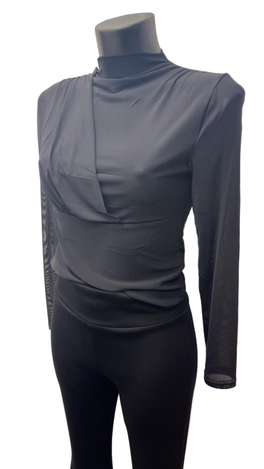 Maglia in tulle elasticizzata