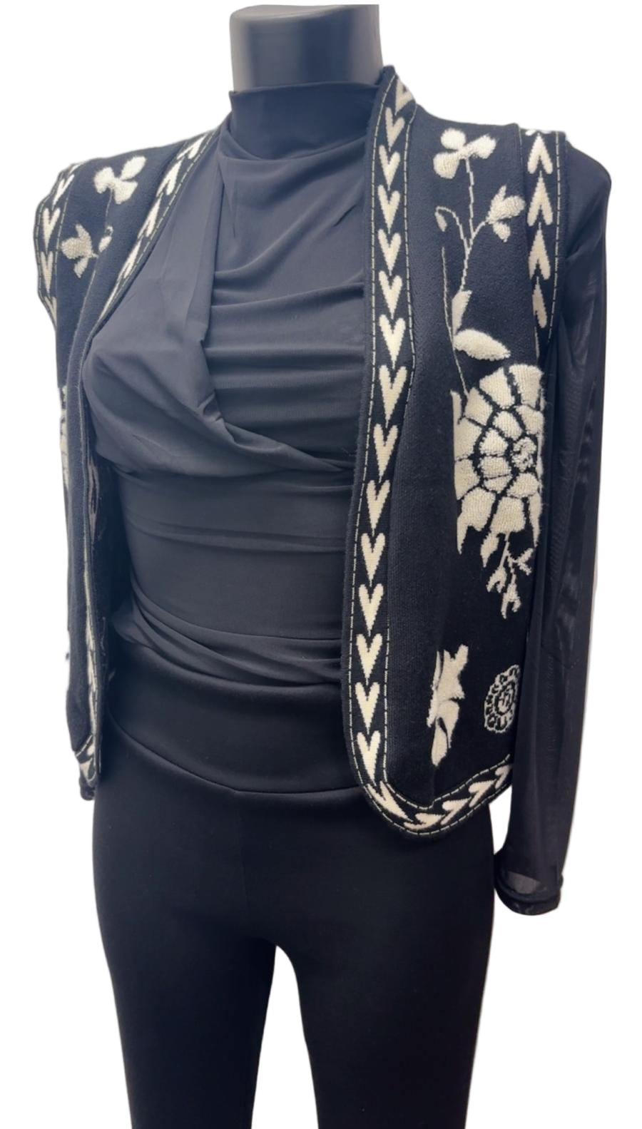 Maglia in tulle elasticizzata