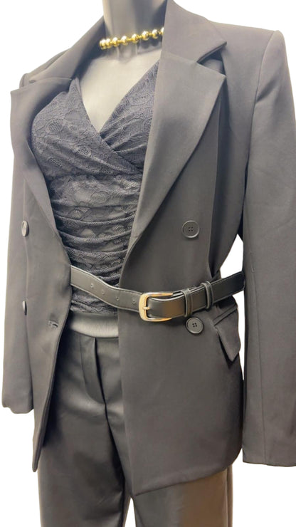 Pantalone in ecopelle