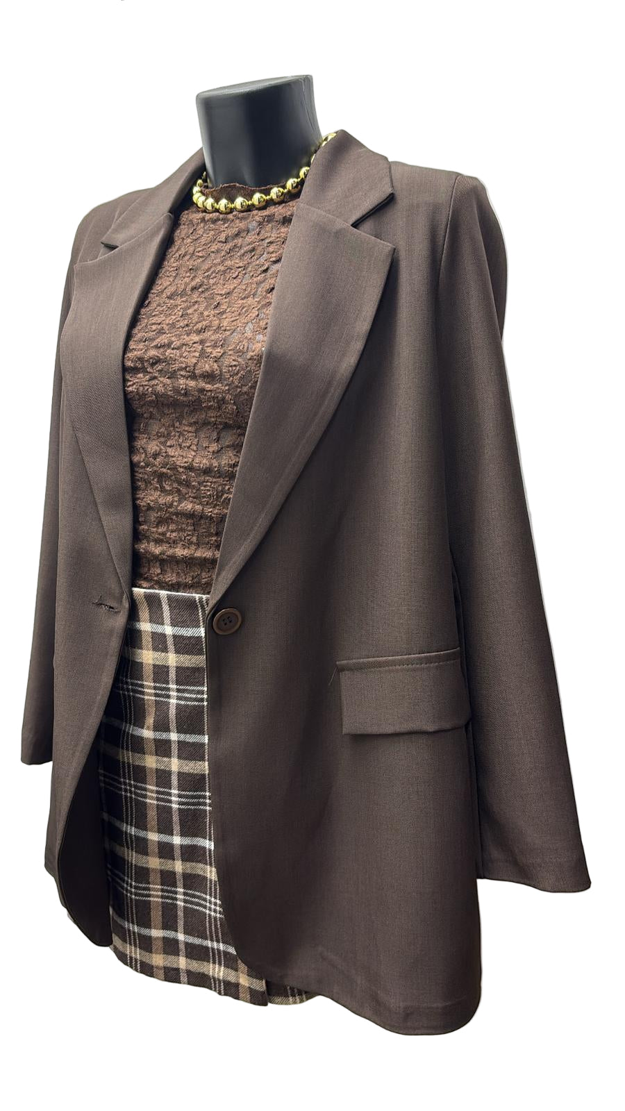 Giacca punto milano foderata