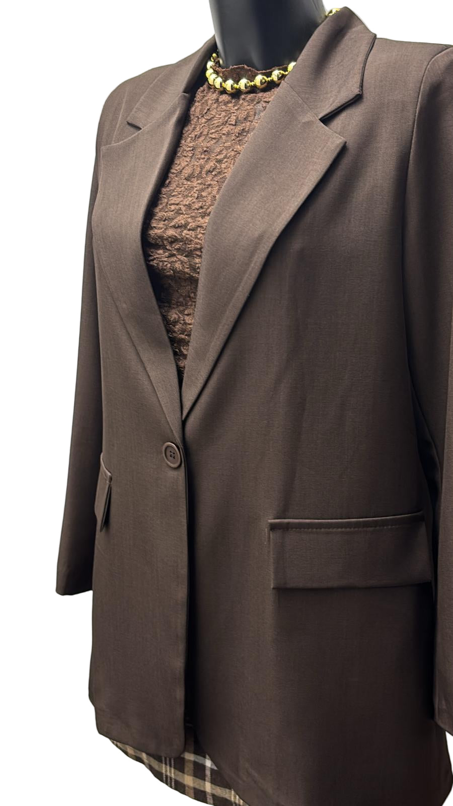 Giacca punto milano foderata