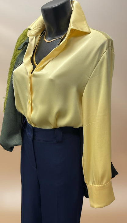 Camicia in raso modello Zara