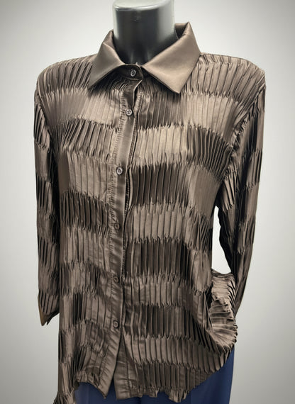 Camicia plissettata