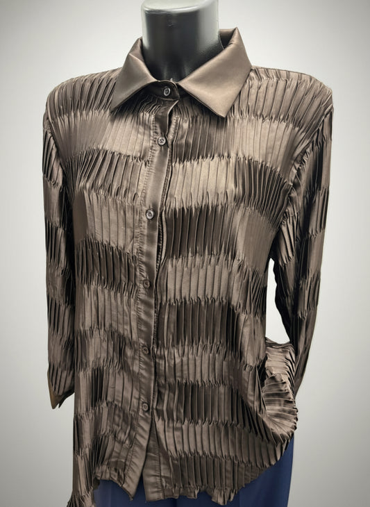 Camicia plissettata