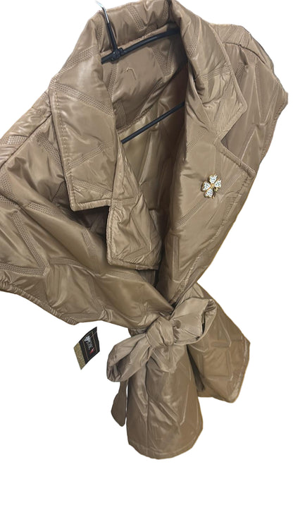 Gilet piumino con cintura