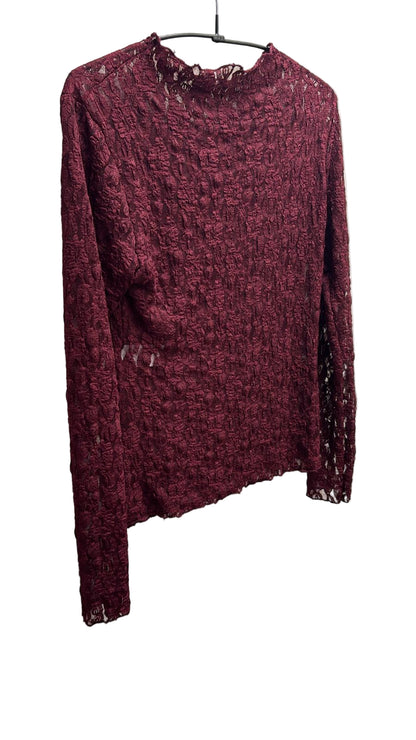 Maglia in pizzo elasticizzata