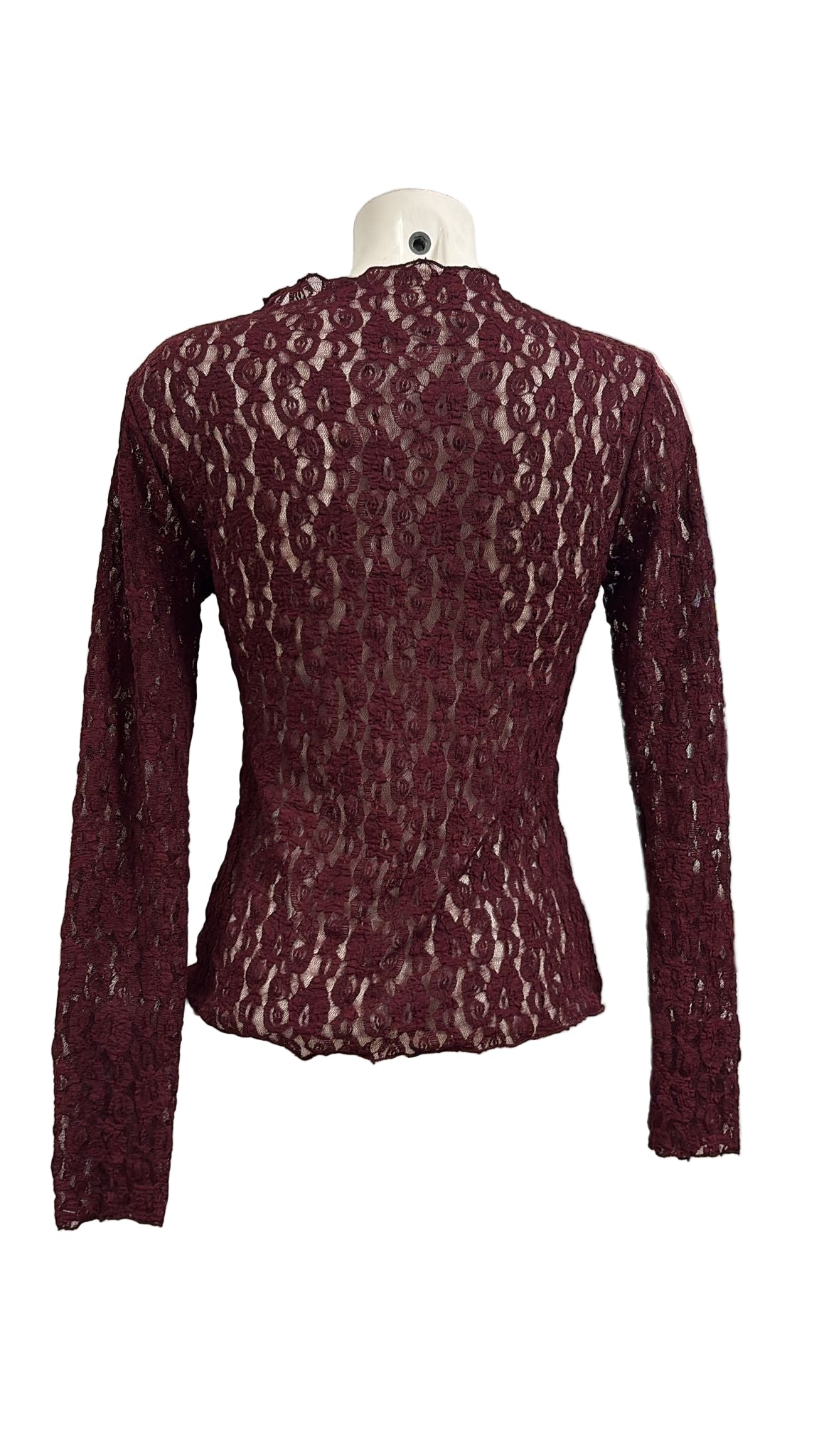 Maglia in pizzo elasticizzata