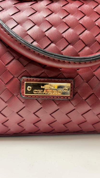 Bag Charro ecopelle intrecciata