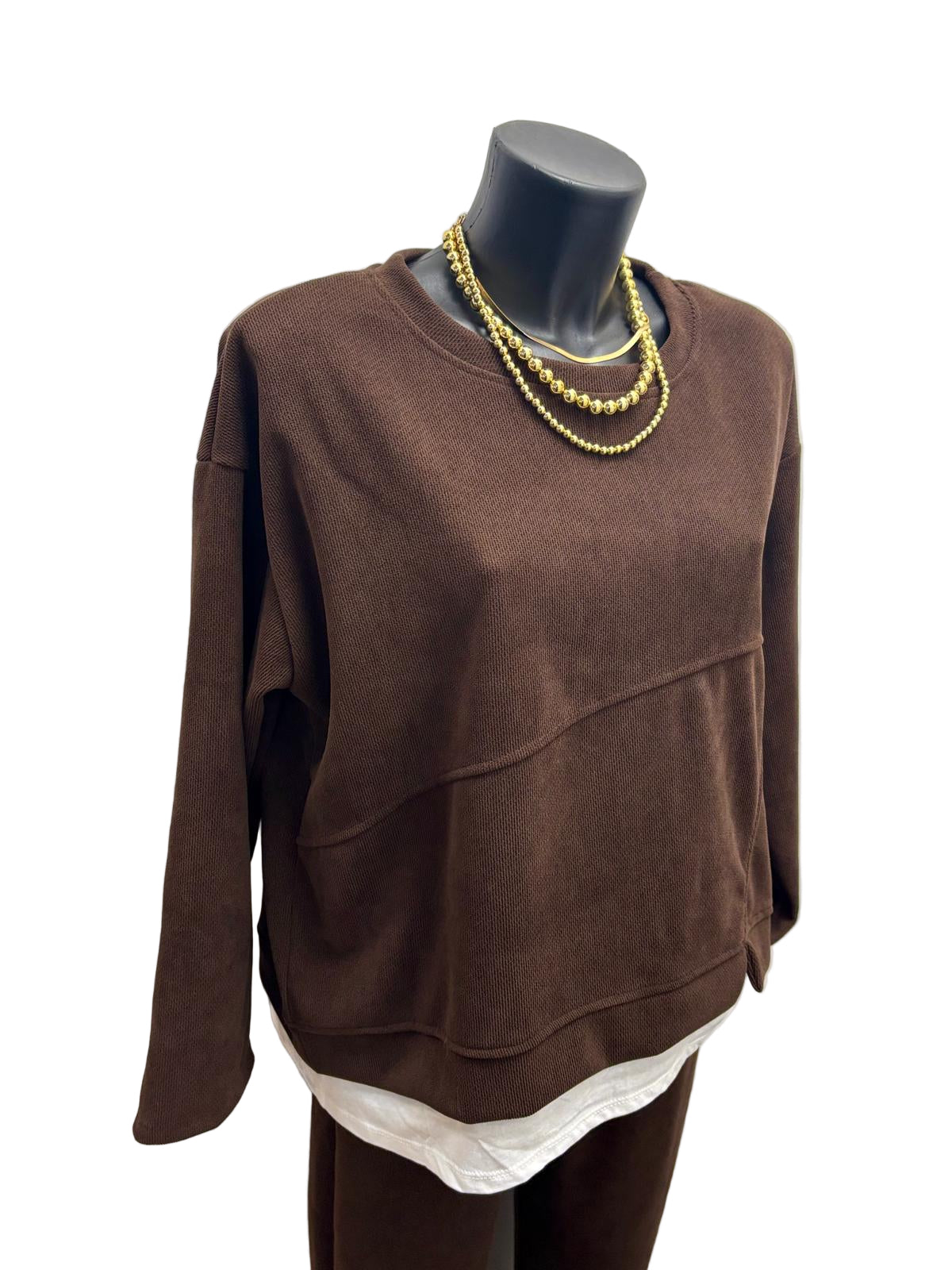 Felpa over in ciniglia