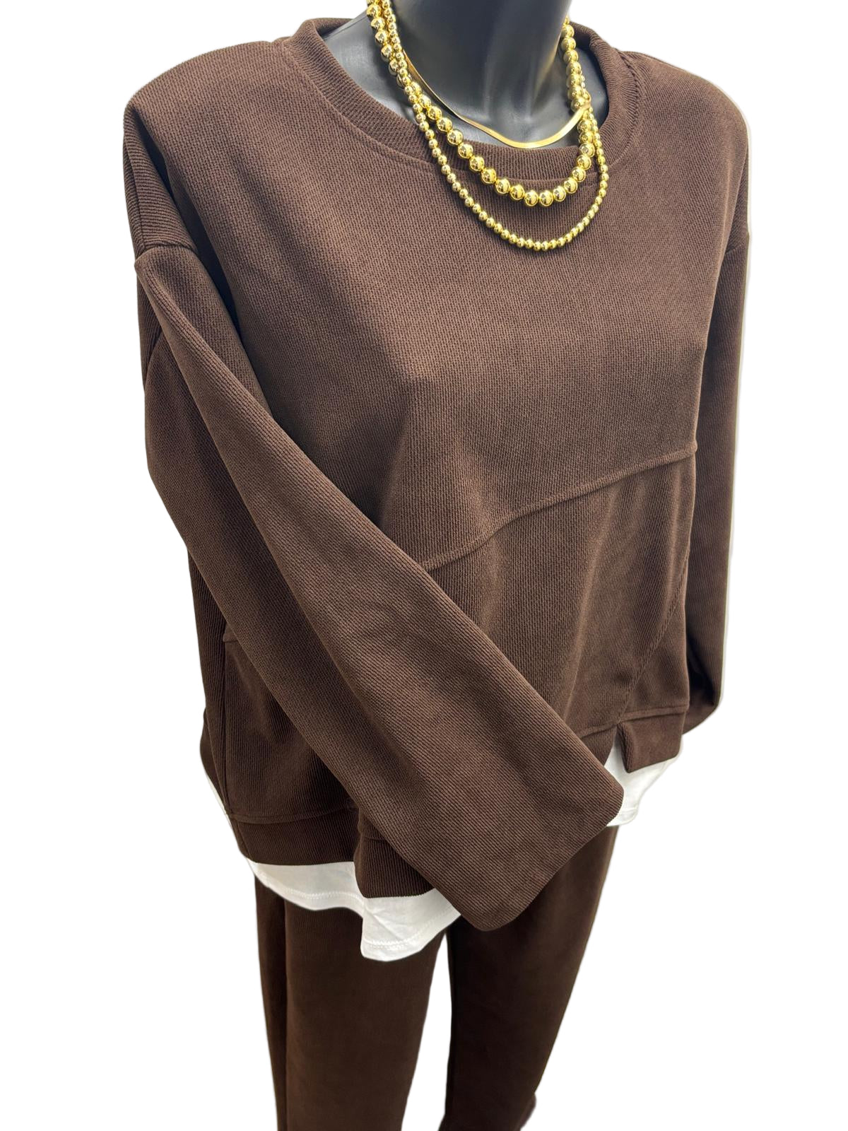 Felpa over in ciniglia