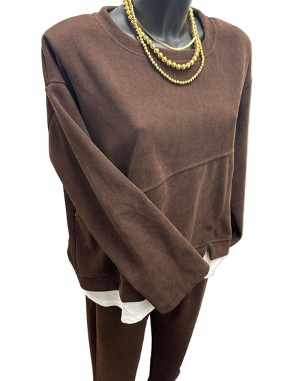 Felpa over in ciniglia