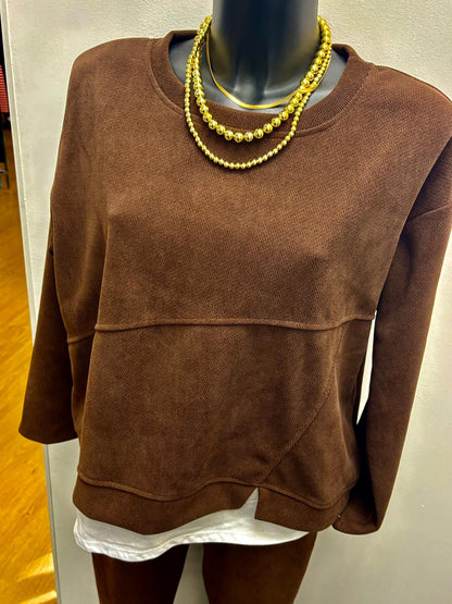 Felpa over in ciniglia