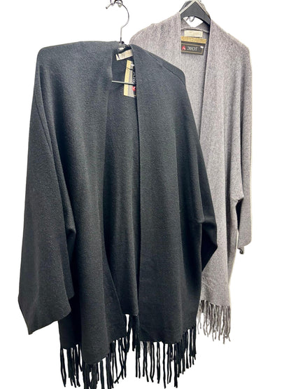 Cardigan over con frange