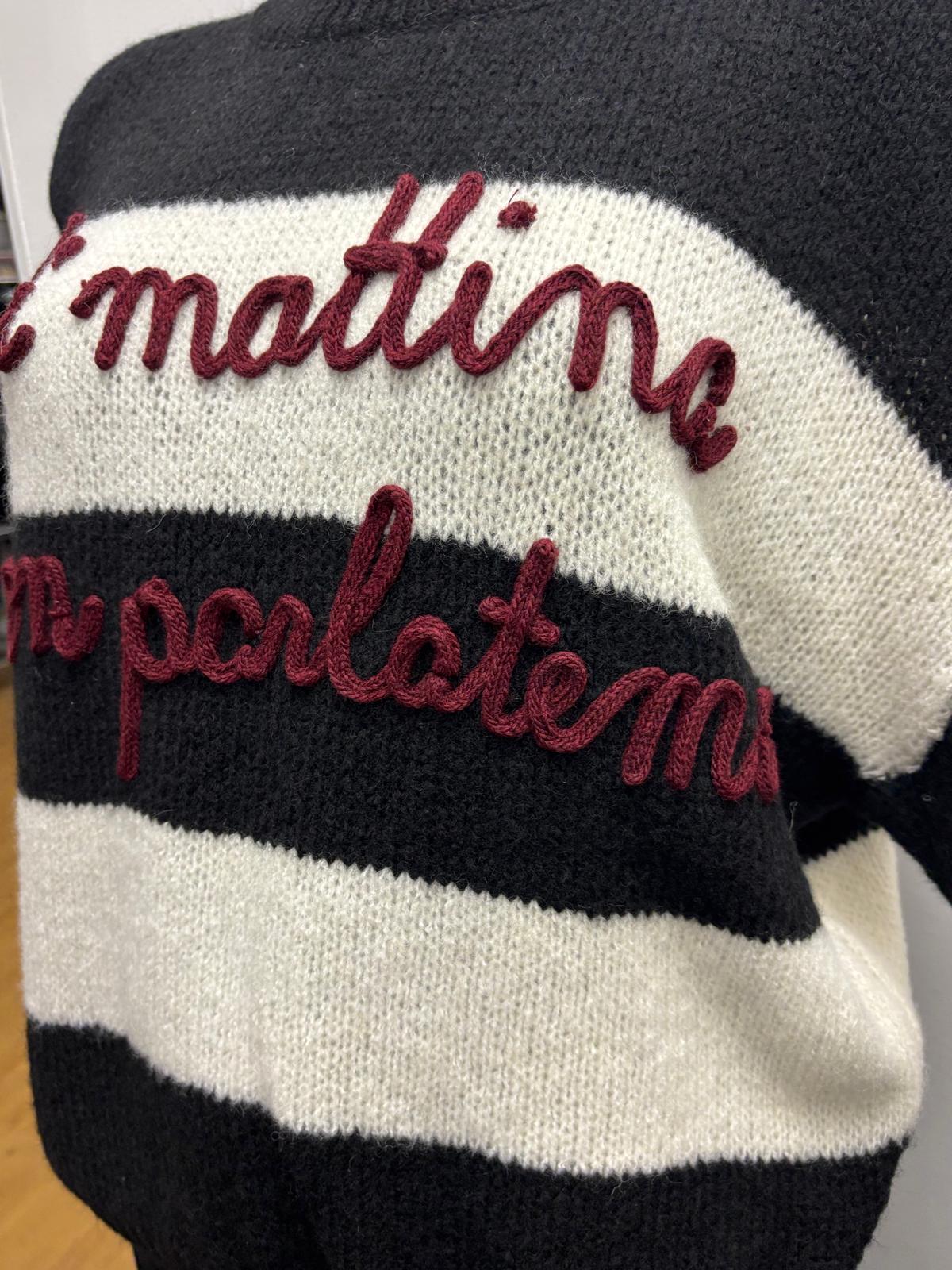 Maglioncino con ricamo