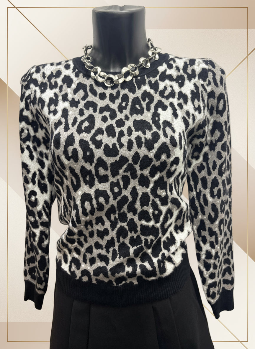 Maglioncino in viscosa maculato