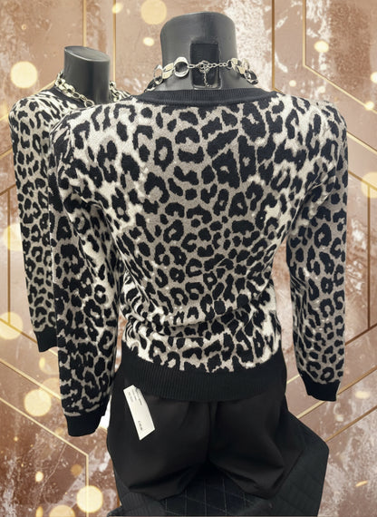 Maglioncino in viscosa maculato