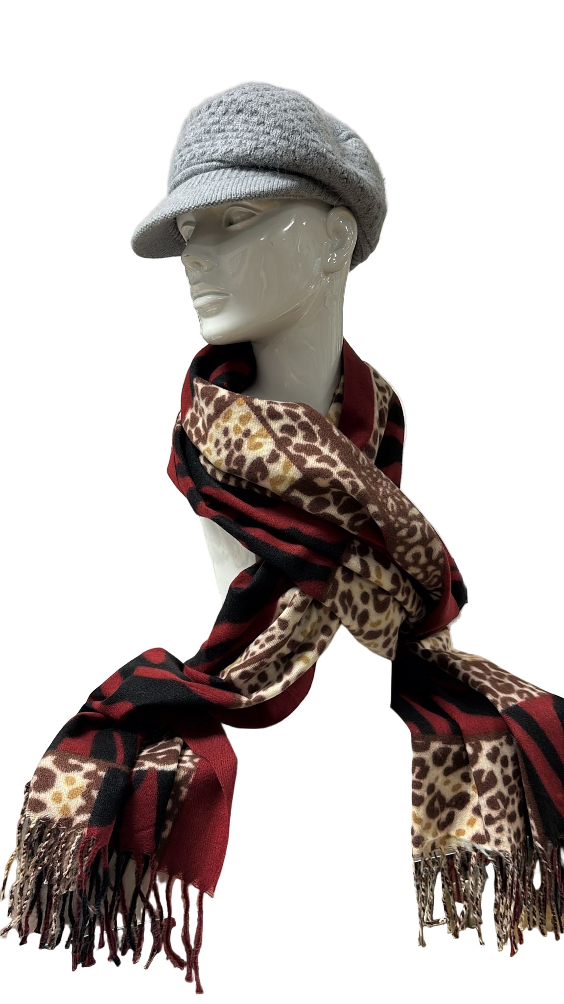 Sciarpa in viscosa fantasia