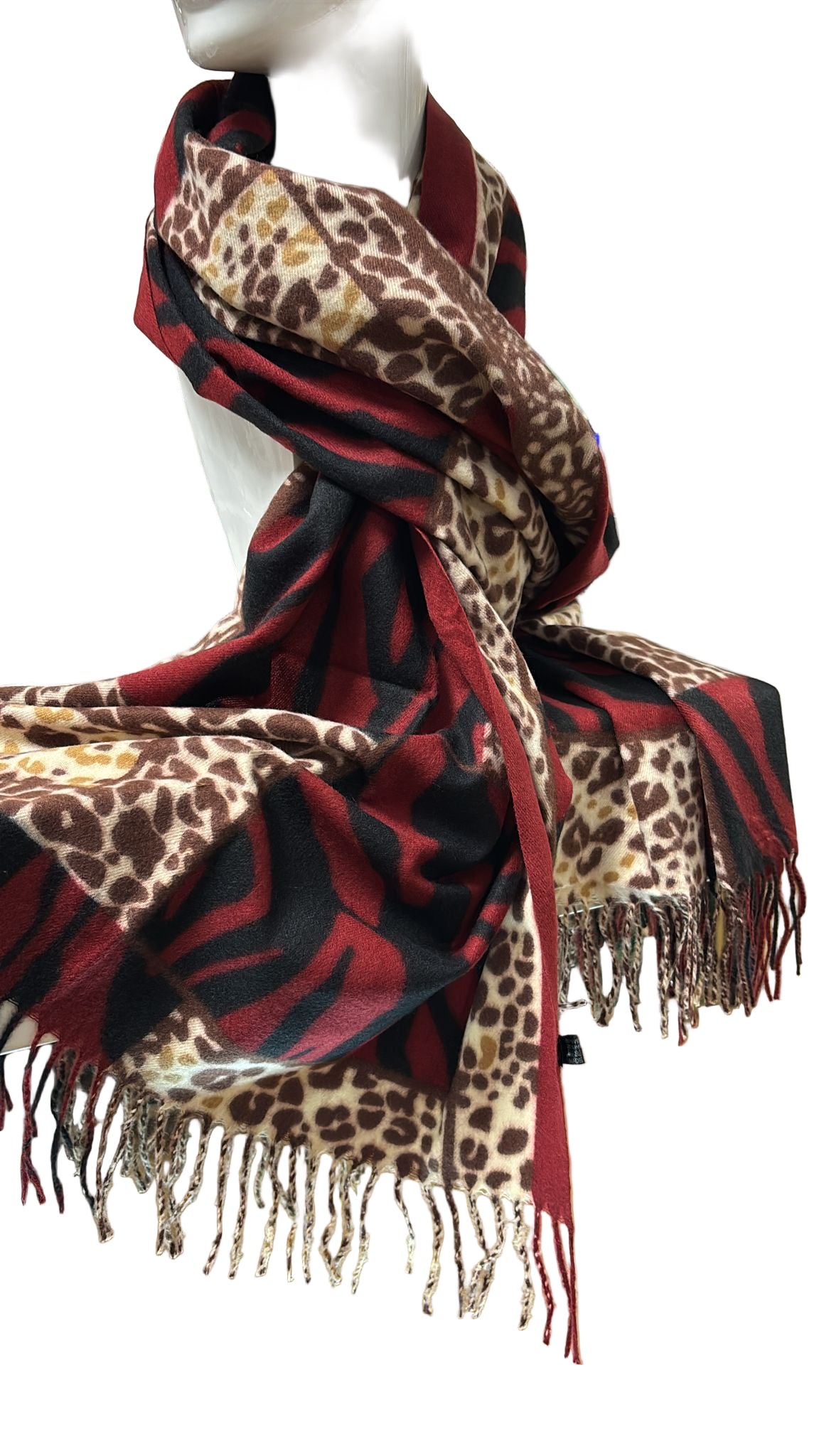 Sciarpa in viscosa fantasia