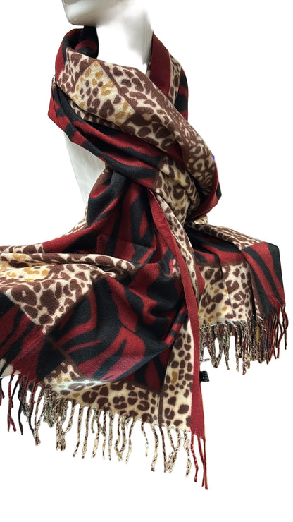 Sciarpa in viscosa fantasia