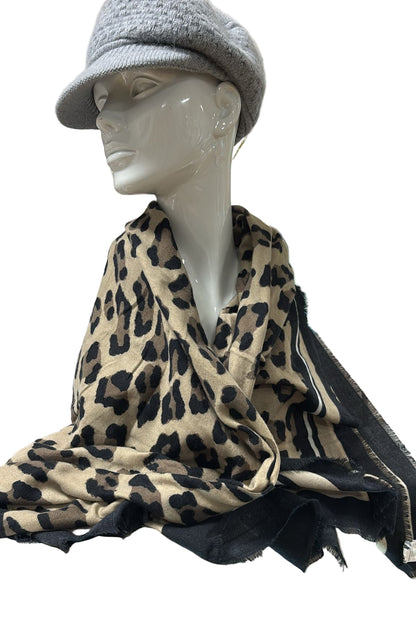 Sciarpa in viscosa maculata
