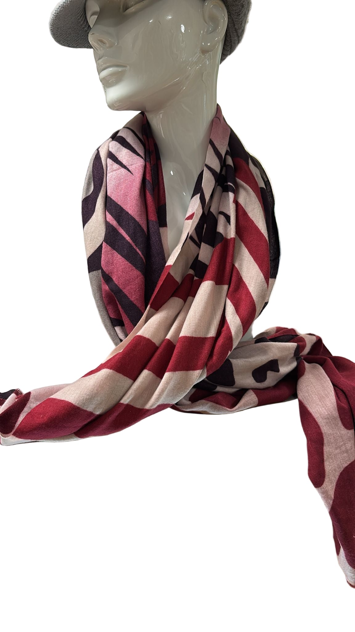 Sciarpa in viscosa fantasia