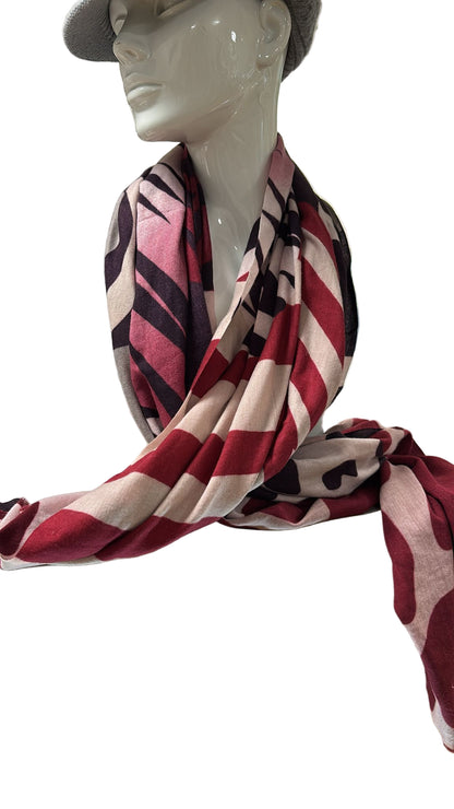 Sciarpa in viscosa fantasia