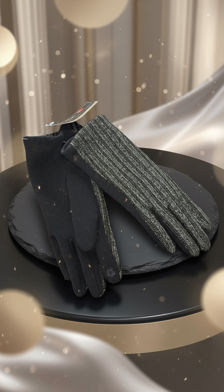 Guanti effetto laminato