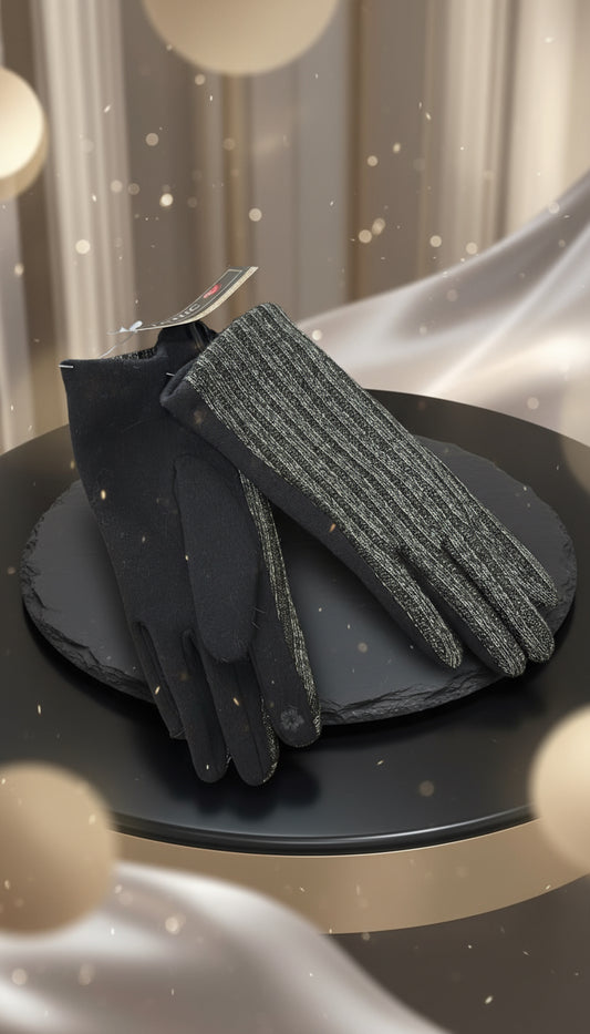 Guanti effetto laminato
