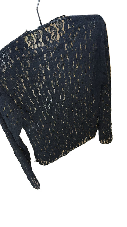 Maglia in pizzo elasticizzata