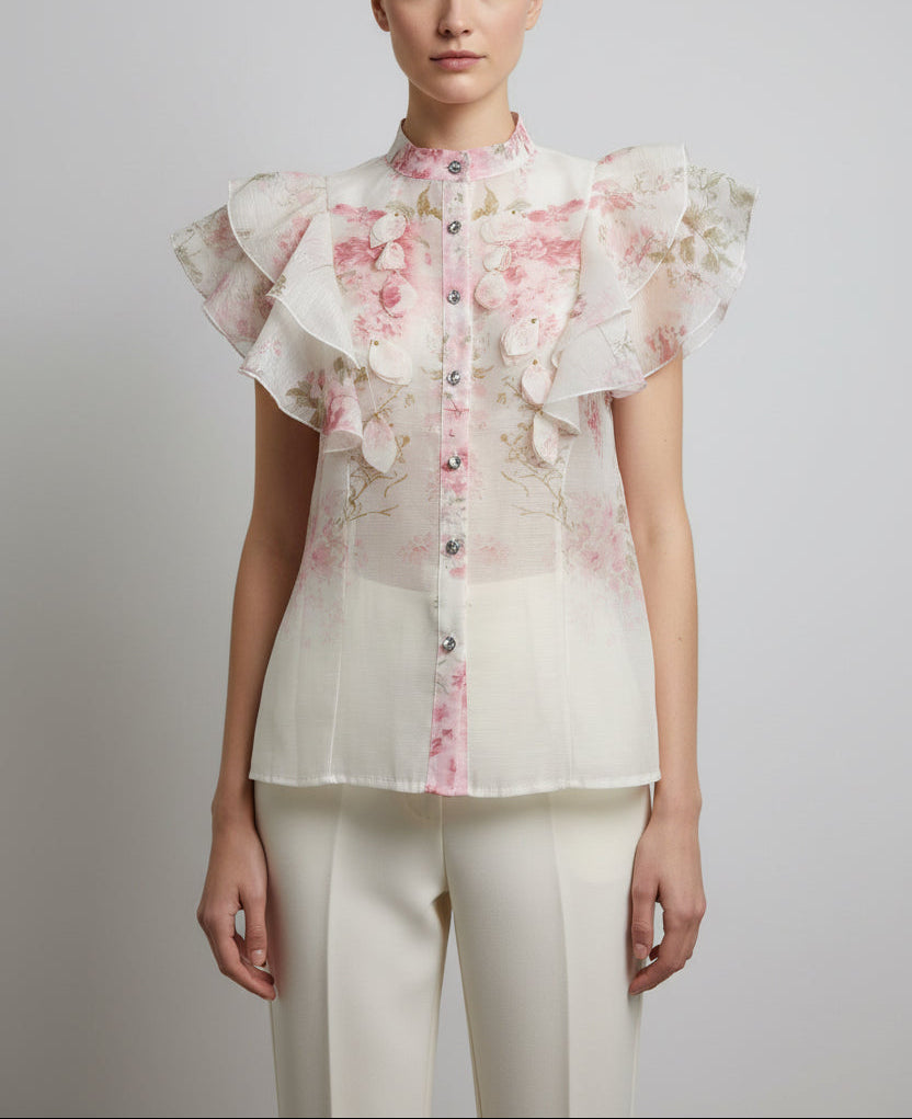 Camicia con frappe