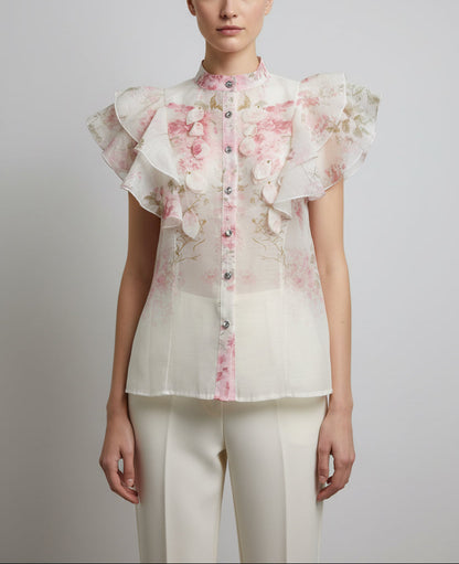 Camicia con frappe
