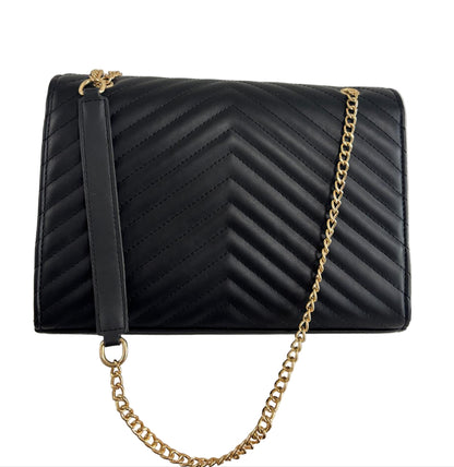 Bag eco pelle modello YSL nera
